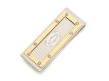Cartier　カルティエ　サントス　ドゥ　カルティエ　マネークリップ　ステンレス　ゴールド　CROG000285【472】HG