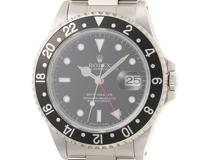 T番 ROLEX ロレックス メンズ オートマチック GMTマスターⅠ 16700 ブラック文字盤 SS トリチウム【472】HK