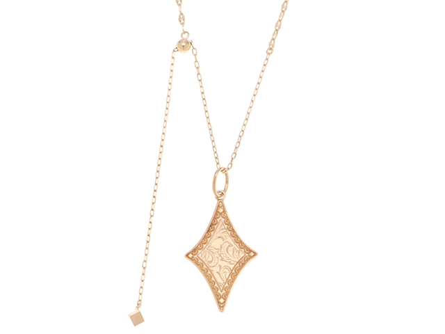 agete アガット ネックレス K10イエローゴールド 2.5g 2120000345685