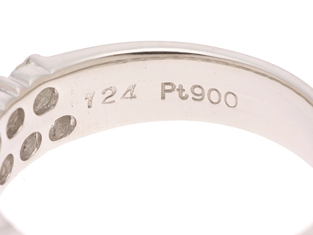 JEWELRY　ジュエリー　リング　日本サイズ(約)9.5号　プラチナ900　ダイヤモンド1.24カラット　5.4グラム【472】YI