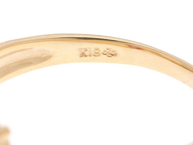 JEWELRY ノンブランドジュエリー リング 9号 K18 ガーネット 重さ約2.2