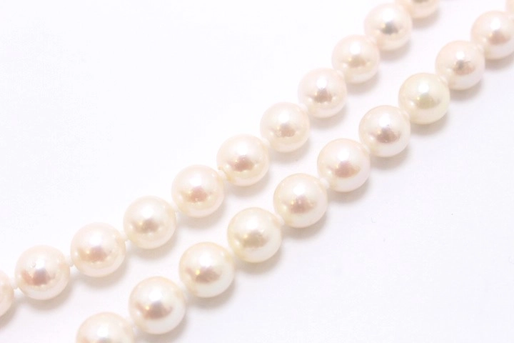 JEWELRY ノンブランドジュエリー ネックレス イヤリングセット SV シルバー アコヤ養殖真珠宇和島産 【460】2120000347009