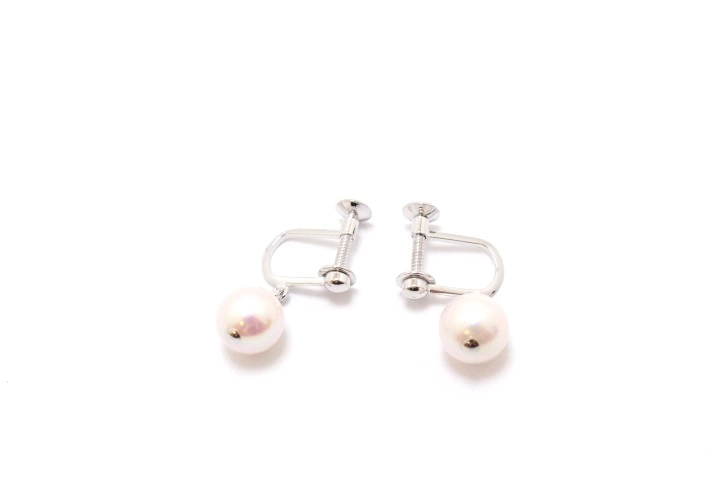 JEWELRY ノンブランドジュエリー ネックレス イヤリングセット SV シルバー アコヤ養殖真珠宇和島産 【460】2120000347009