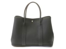 HERMES　エルメス　ガーデンパーティＰＭ　Ｕ刻印（2022年）　　ブラック／ＳＶ　【471】