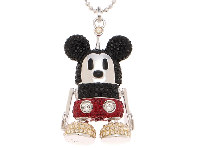 SWAROVSKI スワロフスキー ロングネックレス 《Disney ロボット
