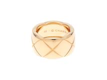 CHANEL　シャネル　ココクラッシュコレクション　ラージリング　イエローゴールド　750　49号（日本サイズ約9号）　約11.1g【433】2120000348112