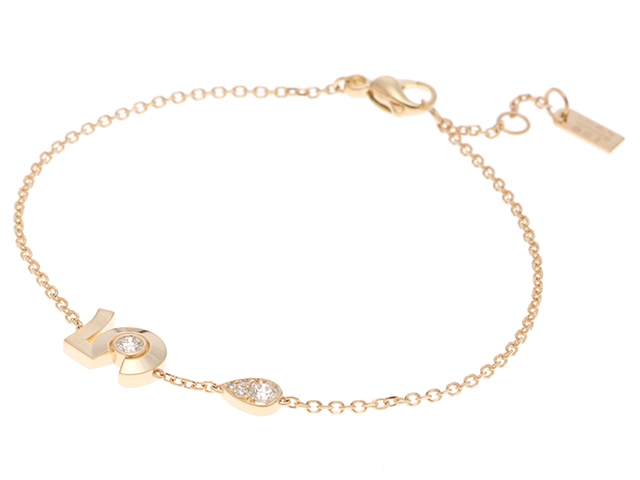 シャネル エクストレ ナンバー5 ダイヤモンド ブレスレット 750 現行品 CHANEL シャネル エクストレドゥシャネル N°5 ブレスレット イエロー