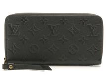 LOUIS VUITTON ルイ・ヴィトン ジッピー・ウォレット モノグラム・アンプラント ノワール M61864【207】2120000348846