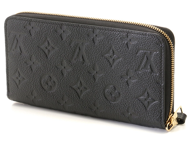 LOUIS VUITTON ルイ・ヴィトン ジッピー・ウォレット モノグラム・アンプラント ノワール M61864【207】2120000348846