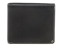 HERMES エルメス Hセリエ 二つ折り財布 ブラック W刻印 エバーカラー