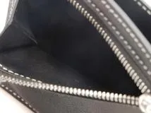 HERMES　エルメス　Hセリエ　二つ折り財布　ブラック　W刻印　エバーカラー【433】2120000349003