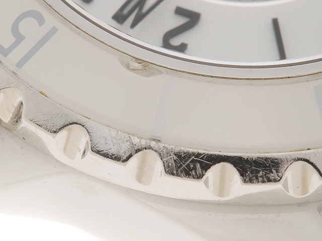 CHANEL シャネル 時計 J12 H0968 レディース クオーツ CE ホワイト文字盤【431】2120000350184