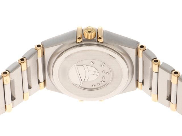 OMEGA　オメガ　コンステレーション ミニ　1362.10　SS/YG　ステンレス/イエローゴールド　クォーツ　ゴールド文字盤　レディース腕時計【431】2120000350771