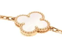 Van Cleef & Arpels ヴァンクリーフ&アーペル ヴィンテージアルハンブラ ネックレス 20モチーフ VCARA42100 K18YG/WMP 2025年正規品【472】SJ