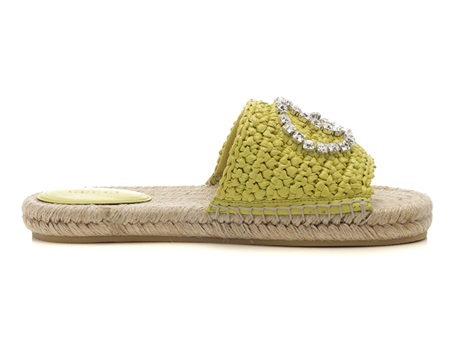 GUCCI エスパドリーユ GUCCI（グッチ） 美品 466902 GGジャガード エスパドリーユ/フラット