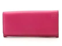 ロエベLOEWE 長財布 ピンク LOEWE ロエベ 二つ折り長財布 ピンク カーフ【473】 の購入なら「質