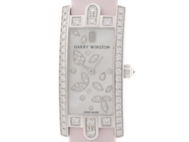 HARRY WINSTON ハリーウィンストン アヴェニューC ミニ クラスター レディース 女性用腕時計 ホワイトゴールド ダイヤモンド クォーツ  シルバー【430】 の購入なら「質」の大黒屋（公式）