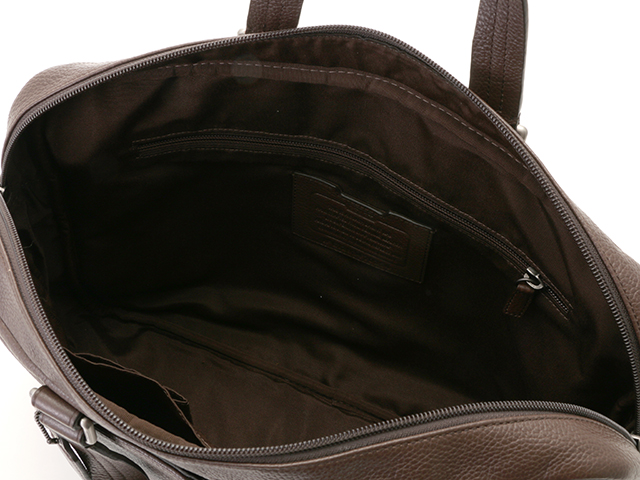 コーチ 2way ブリーフケース カムデン レザー 黒 F70354 COACH コーチ F70354 ブリーフケース ダークブラウン レザー