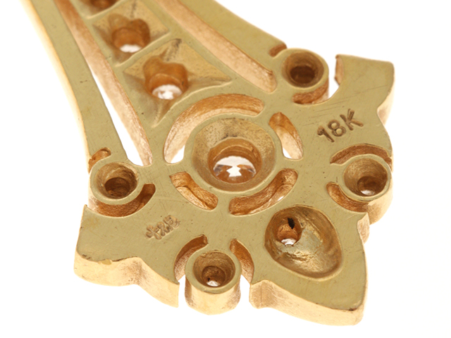 ソリッド14Kイエローゴールド ツートンカラー タートルポスト スタッドピアス, 金属 Solid 14k Yellow Gold 並行輸入品 | Galaxyゴールド0.57カラット14 Kホワイトローズイエロー