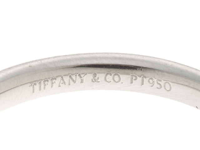 TIFFANY＆CO ティファニー 貴金属･宝石 カーブドバンドリング ダイヤリング PT950 プラチナ 約2.9g 7号 433の購入なら