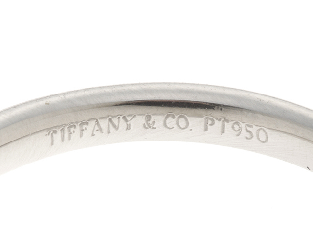 Tiffany & Co. - TIFFANY&Co.ティファニー PT950 カーブドバンドリング