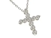 STAR JEWELRY スタージュエリー ネックレス クロス PT950 プラチナ ...