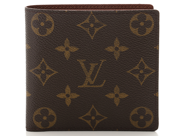 --素材ラインLOUIS VUITTON ポルト ビエ モネ 二つ折り財布 モノグラム