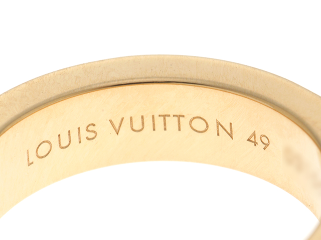LOUIS VUITTON ルイヴィトン 貴金属 指輪 プティット バーグアンプラントリング K18 ピンクゴールド #49 6.9g【473】