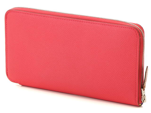 HERMES エルメス 財布 アザップロング シルクイン ルージュ