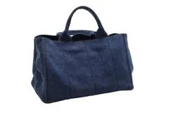 PRADA プラダ カナパ 2wayバッグ B2642B デニム AVIO ブルー