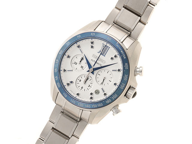セイコー SEIKO ブライツ メカニカル クロノグラフ 腕時計 時計 ステンレススチール SDGZ011 8R48-00A0 自動巻き メンズ 1年保証