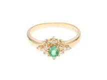 JEWELRY　ノーブランド　リング　K18/E0.19/D0.10/2.6g/#8.5【471】N
