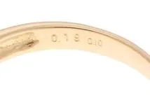 JEWELRY　ノーブランド　リング　K18/E0.19/D0.10/2.6g/#8.5【471】N