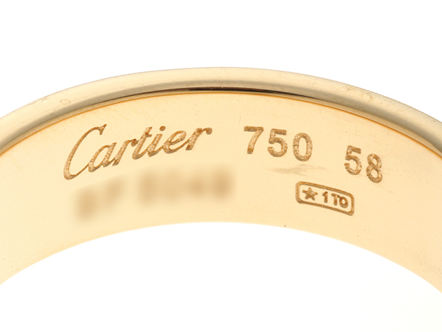 Cartier カルティエ K18YG ラブ リング #58 8.2g 【ブランドジュエリー】ry