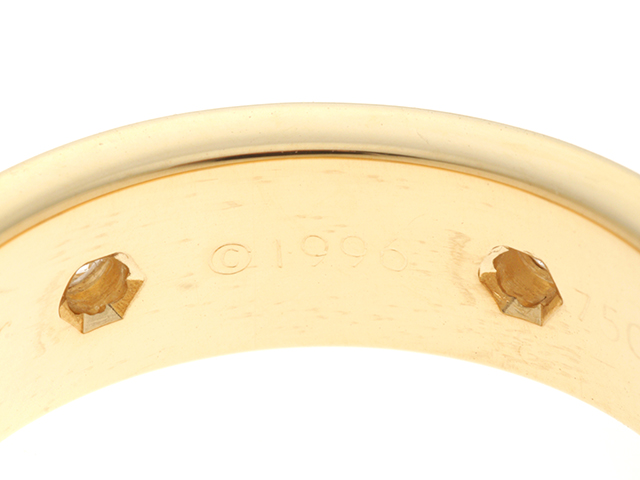 Cartier カルティエ ラブリング オールダイヤモンド K18イエロー