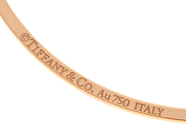 TIFFANY&CO ティファニー Tスマイルスモールネックレス K18ピンク