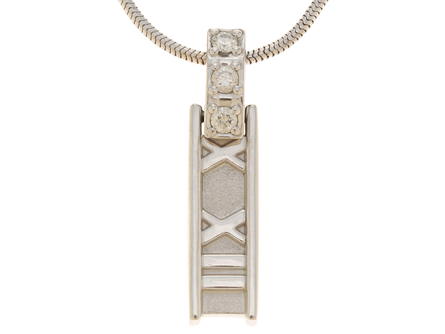 TIFFANY＆CO ティファニー ネックレス アトラスNC WG D 7.2g