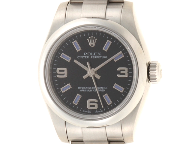 ネット限定】 M番2007年～2008年頃 ROLEX ロレックス オイスター パーペチュアル 176200 SS ステンレスブラック文字盤 自動巻き【888】2120500140858  の購入なら「質」の大黒屋（公式）