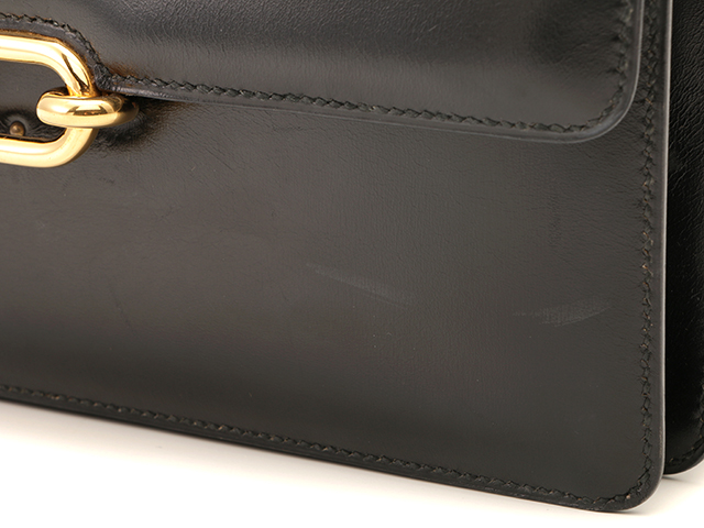 HERMES エルメス フォンスベル ショルダーバッグ ブラック ボックス