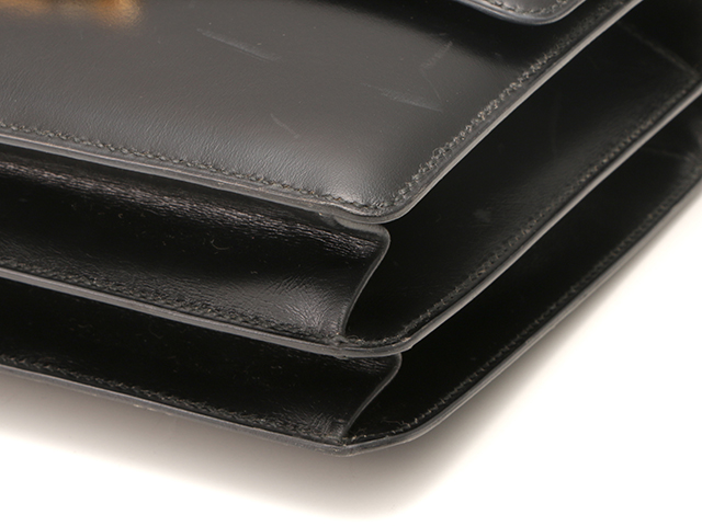 HERMES エルメス フォンスベル ショルダーバッグ ブラック ボックス