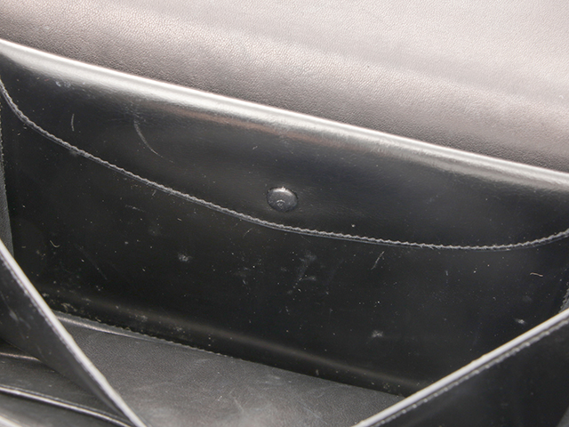 HERMES エルメス フォンスベル ショルダーバッグ ブラック ボックス