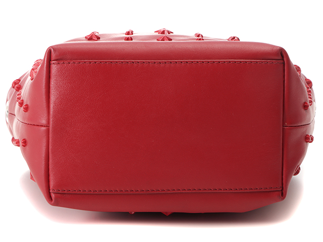 JIMMY CHOO ジミーチュー スタースタッズ ミニ・サラ レッド カーフ 【205】 の購入なら「質」の大黒屋(公式)