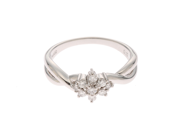 TASAKI タサキ 指輪 リング プラチナ PT900 ダイヤモンド 0.17ct