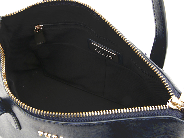 FURLA フルラ 2WAY ショルダーバッグ ハンドバッグ ネイビー