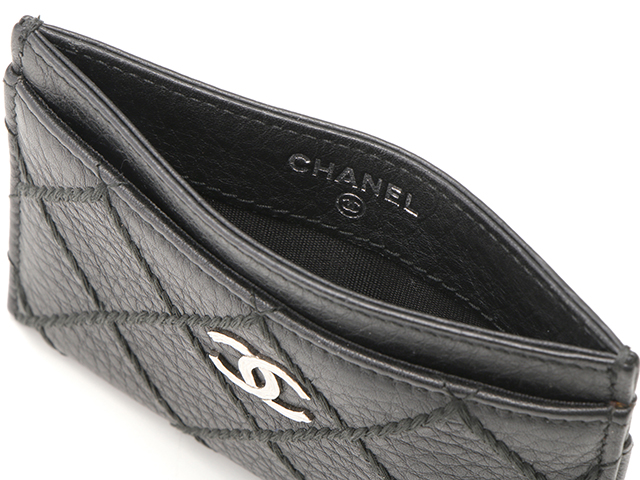 CHANEL シャネル ワイルドステッチ 名刺入れ カードケース