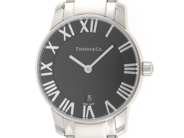 TIFFANY&CO ティファニー アトラス ドーム デイト レディース Z1830.11.10A10A00A 【436】2120500173795  の購入なら「質」の大黒屋（公式）