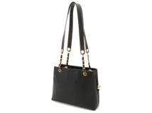 CHANEL シャネル ココボール チェーントートバッグ ブラック ゴールド