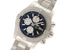 BREITLING ブライトリング 腕時計 スーパーアベンジャーⅡA13371111B1A1 ブラック/ダークブルー ステンレススチール 男性用  2120500179209【430】