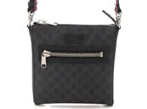 GUCCI グッチ GGスプリーム スモール メッセンジャーバッグ ショルダーバッグ ブラック PVC/レザー 523599  2120500186269 【205】 の購入なら「質」の大黒屋（公式）