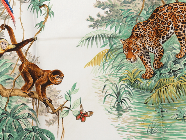 希少✨良品✨HERMES エルメス スカーフ カレ90 ピクトレスな夢 HERMES エルメス スカーフ カレ90 四季の祭典 ブルーノワール/クリーム